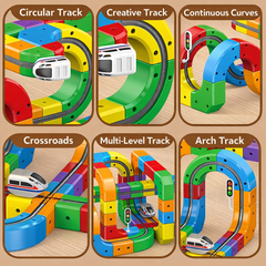 VisionBrix RailCube™ – Endless Track Building Set