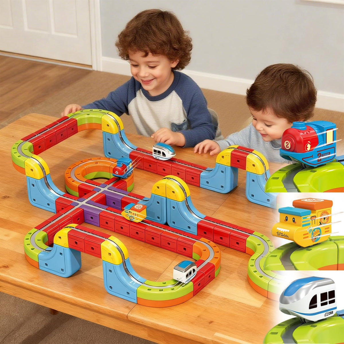 VisionBrix RailCube™ – Endless Track Building Set