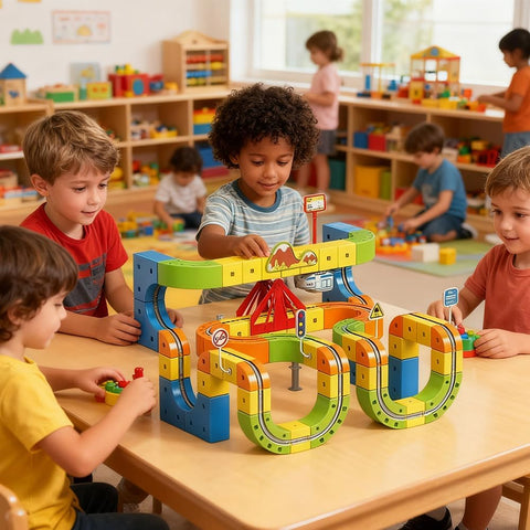 VisionBrix RailCube™ – Endless Track Building Set