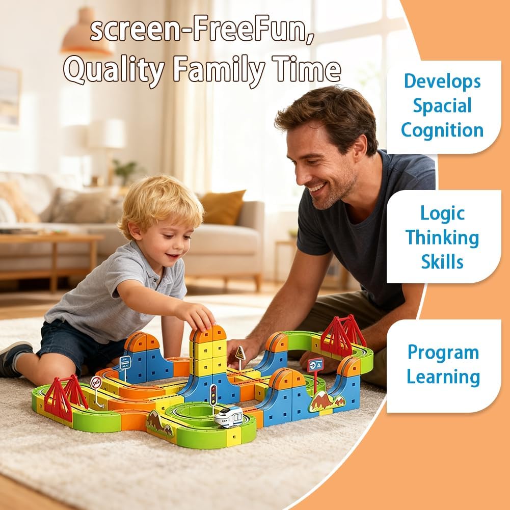 VisionBrix RailCube™ – Endless Track Building Set