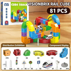 VisionBrix RailCube™ – Endless Track Building Set